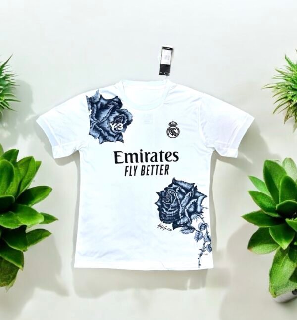 Real Madrid's white Pre Match 2024-25 Jersey