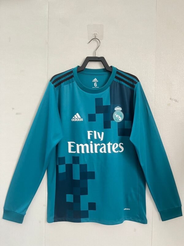 RL Madrid 2017-18 Third Retro Jersey FULL SLEEVE - Image 2