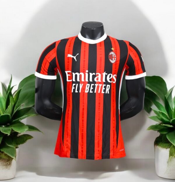 AC Milan 2024/25 Home Jersey: Player Version