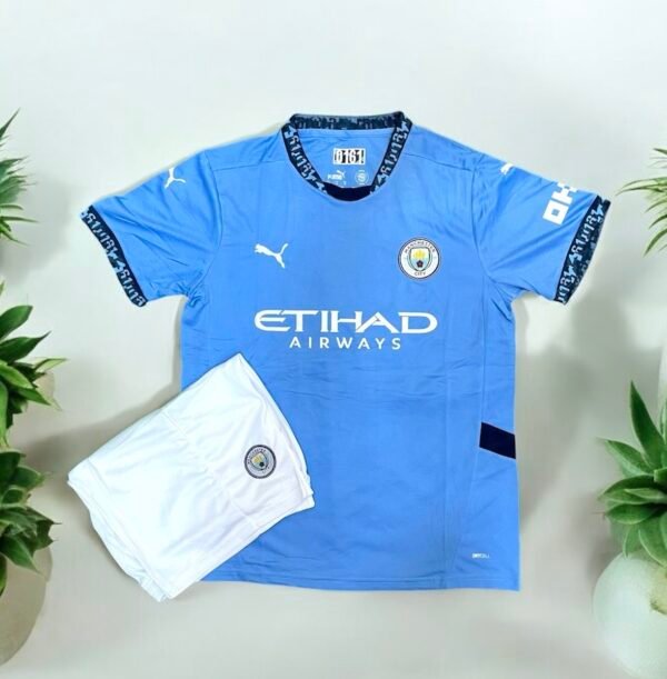 Manchester City Home 24-25 Jersey + Shorts