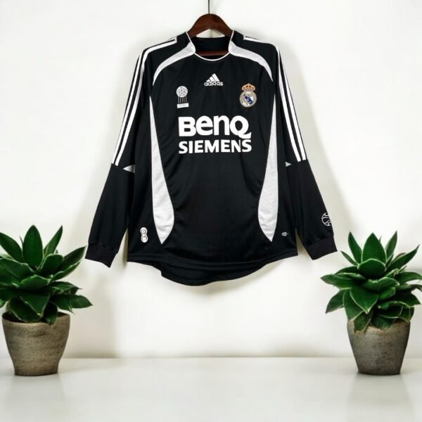 RL Madrid 2006-07 Away Retro Jersey FULL SLEEVE - Image 2