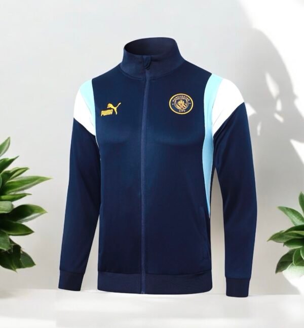 Manchester City Navy Blue Anthem Jacket 23/24 Season