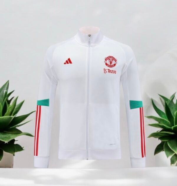 Manchester United White Jacket 23 24 Season