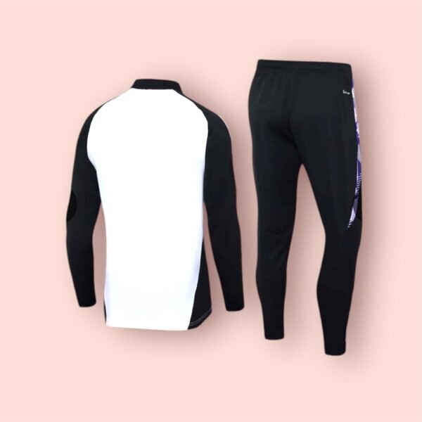 2024-2025 Germany Half-Pull Training Suit White Jersey Set - Image 3