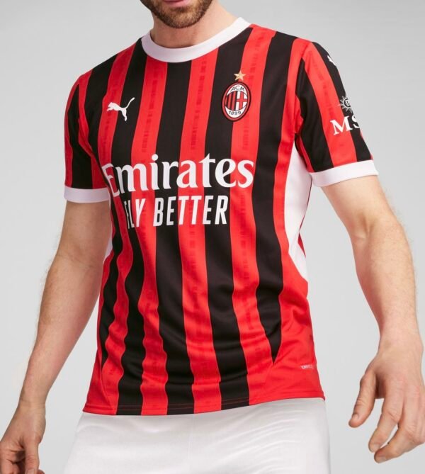 AC Milan 2024/25 Home Jersey: Player Version - Image 4